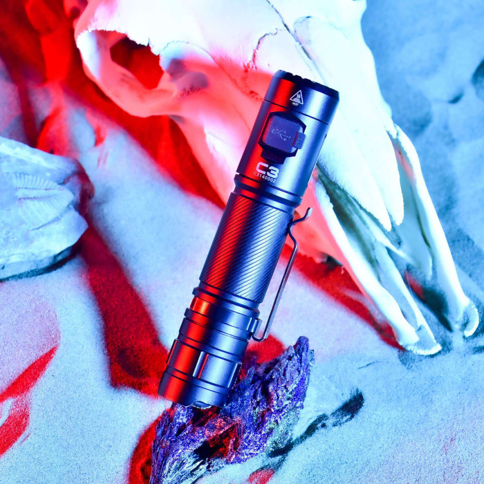 Кишеньковий Ліхтар Wuben C3 1200 LM OSRAM P9, 1200 лм 