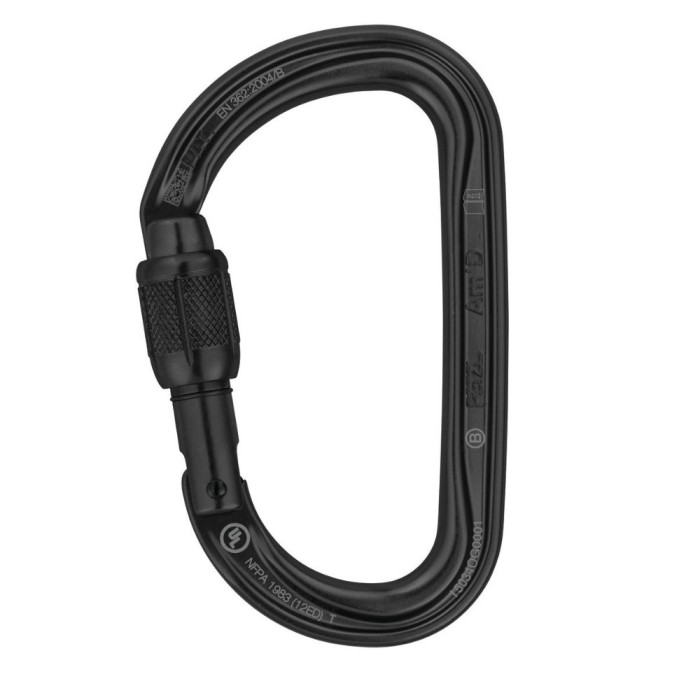 Карабін PETZL Am'D Screw-lock black (M34ASLN) 