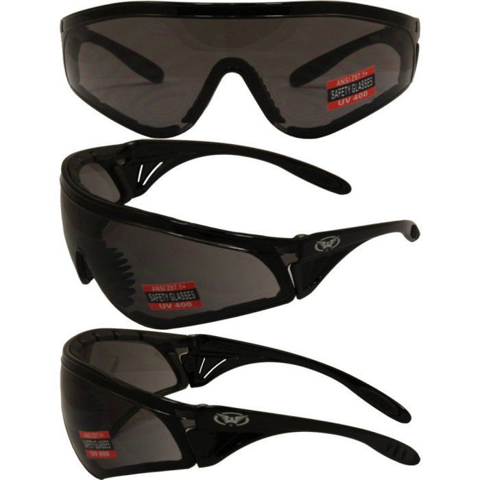 Окуляри Global Vision Python (smoke) чорні 