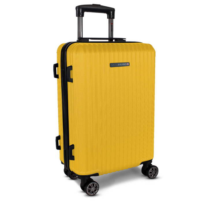 Валіза Swissbrand Riga 2.0 (L) Yellow (SWB_LHRIG002L) 