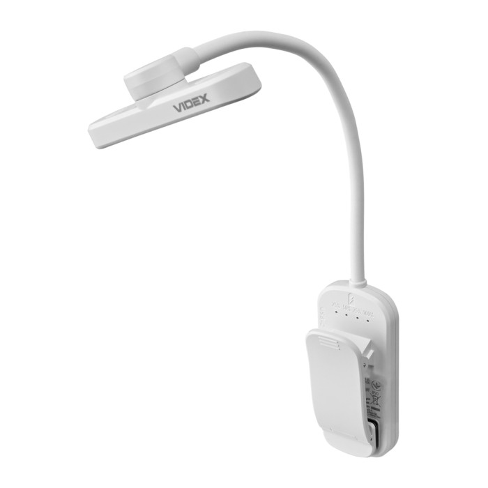 Світильник акумуляторний для читання VIDEX VL-NL134W White