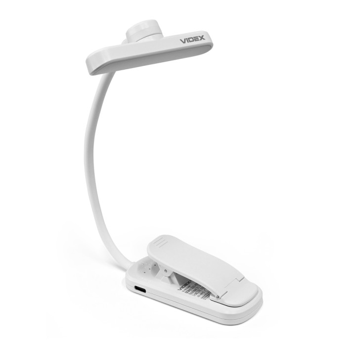 Світильник акумуляторний для читання VIDEX VL-NL134W White
