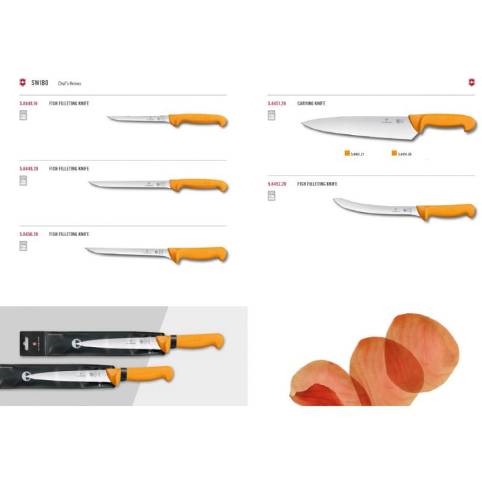 Ніж кухонний Victorinox Swibo Fish Filleting Flex 16см (5.8448.16) 