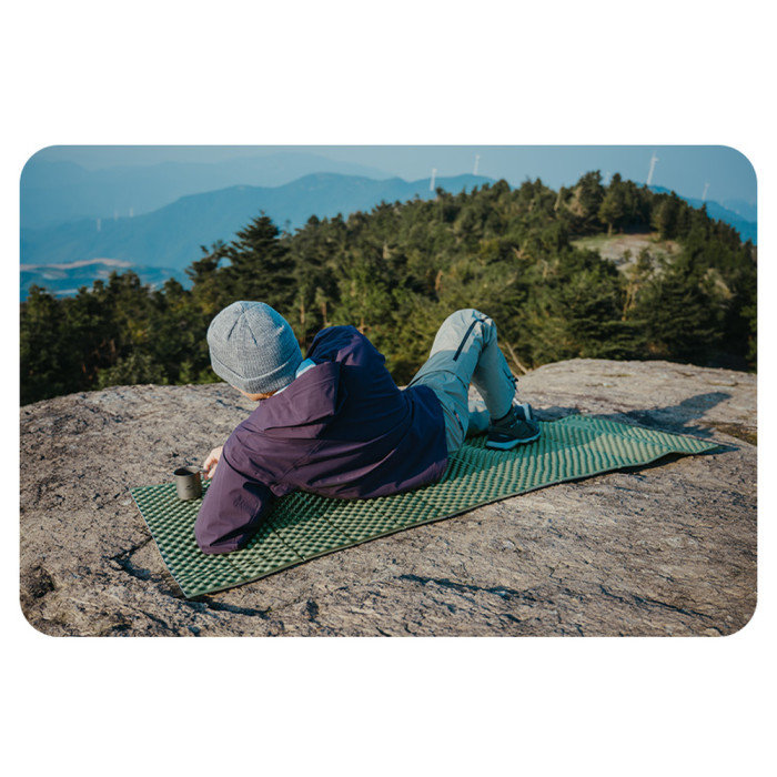 Килимок складаний IXPE Naturehike CNK2450WS044, алюмінієва плівка, 195x60х1,8 см, синій 