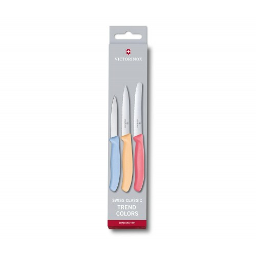 Набор Victorinox Swiss Classic Trend Colors Paring Knife Set из 3-х ножей (6.7116.34L1) 