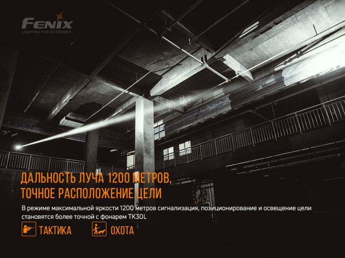 Ліхтар ручний лазерний Fenix TK30 Laser 