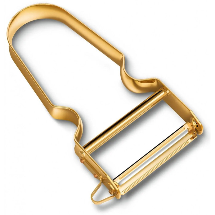 Овочечистка Rex пряме лезо позолота (109x65x13мм) 