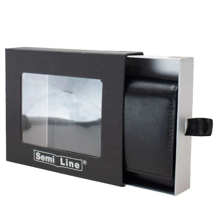 Гаманець жіночий шкіряний Semi Line RFID Black (P8263-0) 