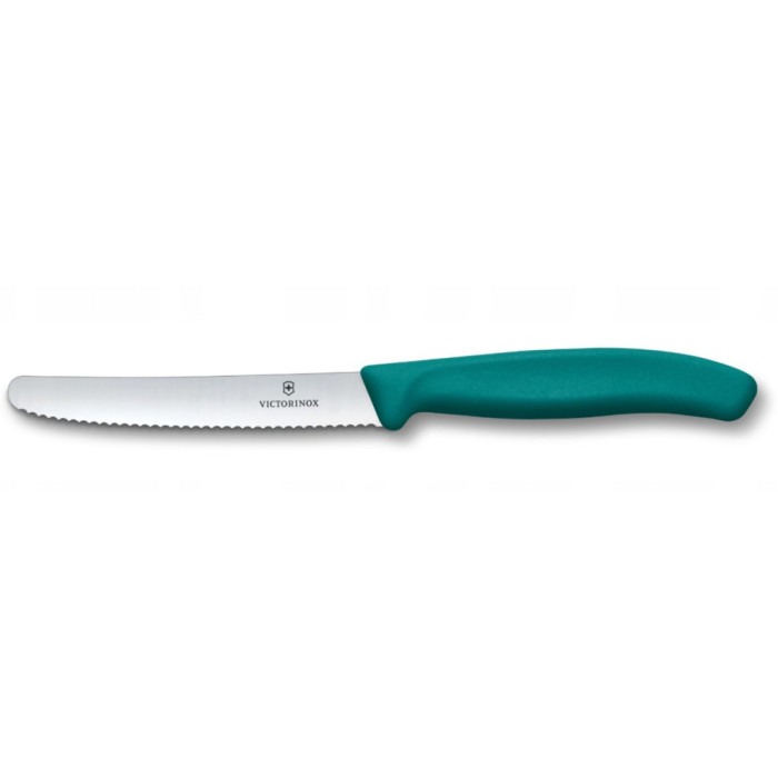 Ніж для томатів Victorinox Swiss Classic 11см хвил зел 6.7834.C1 