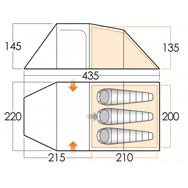 Намет Vango Beta 350 XL River 