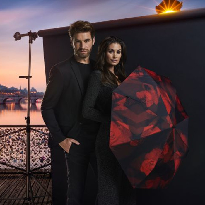 Парасолька Knirps T. 200 2love Авто /складаний /8спіц /D99x28см 