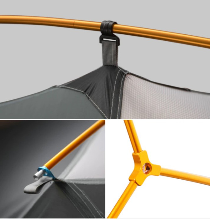 Намет 3F Ul Gear ZhengTu 1 15D 4 season зелений 