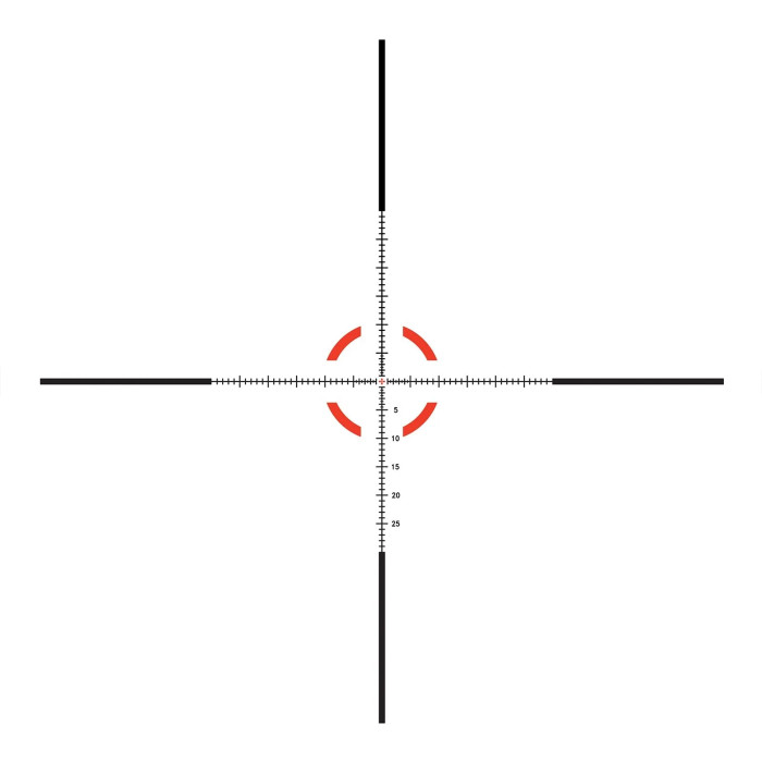 Приціл оптичний Trijicon Credo 1-8x28  Red/Green MRAD Segmented Circle 
