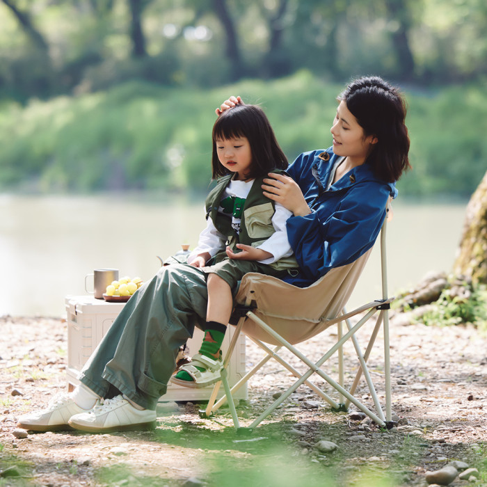 Стілець складаний Naturehike Stellaluna T01 CNH23JU13002, S, бежевий 