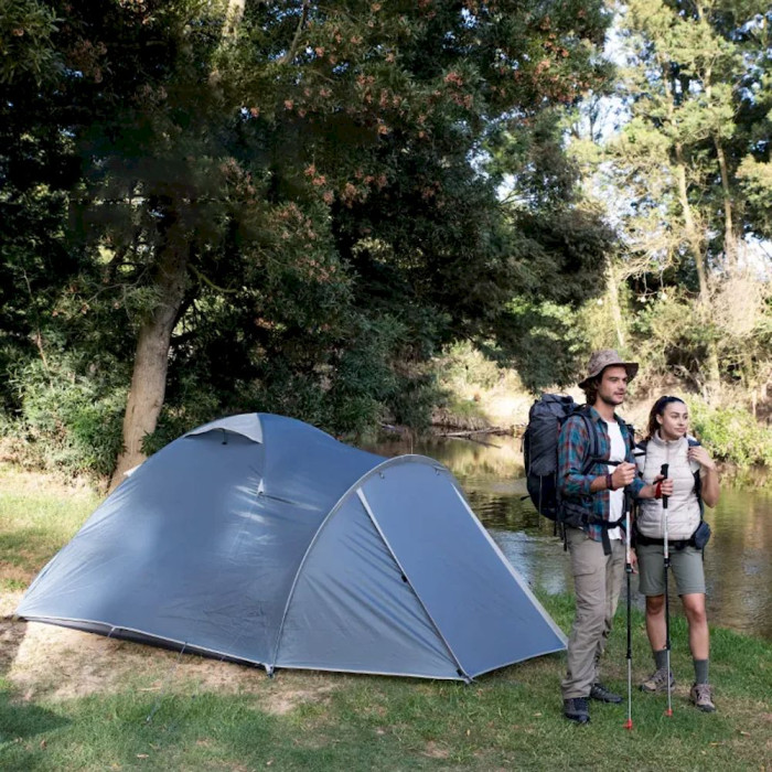 Намет чотиримісний Naturehike NH21ZP015, темно-зелений 