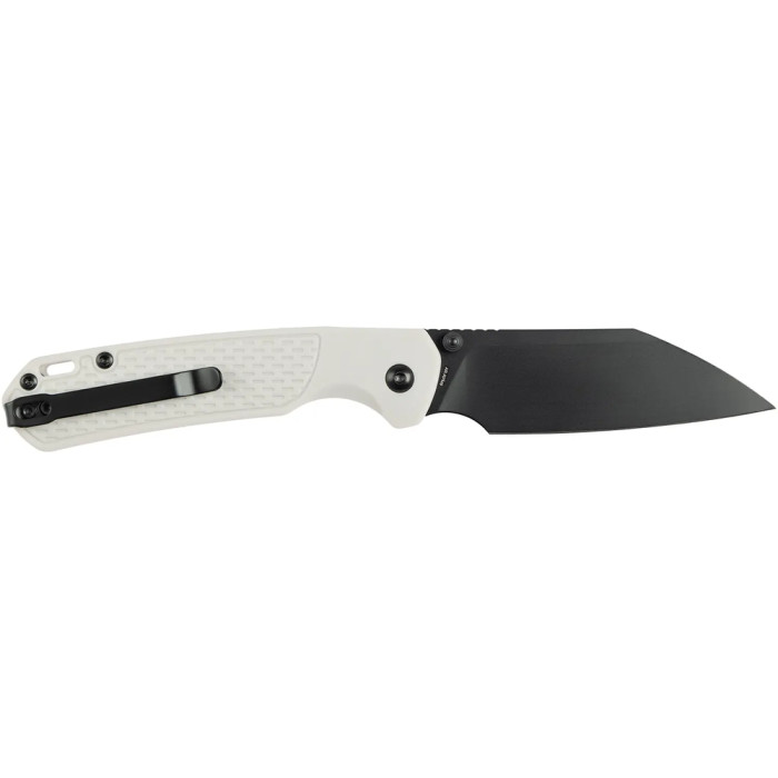 Ніж CJRB Pyrite-Light Black Blade, AR-RPM9, FRN light grey 