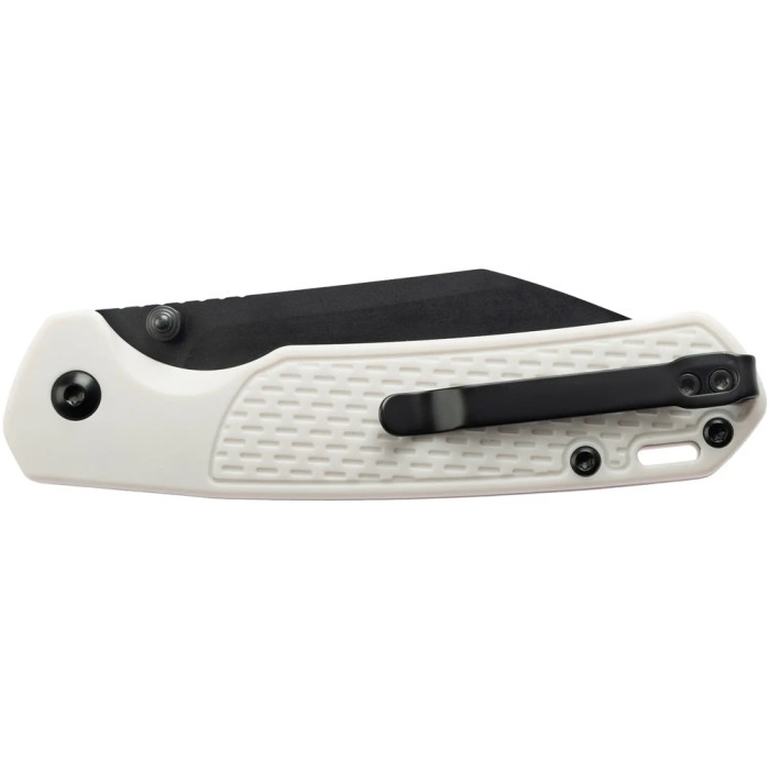 Ніж CJRB Pyrite-Light Black Blade, AR-RPM9, FRN light grey 