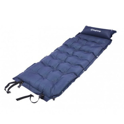 Килимок самонадувний KingCamp Base Camp Comfort (KM3560), Navy blue