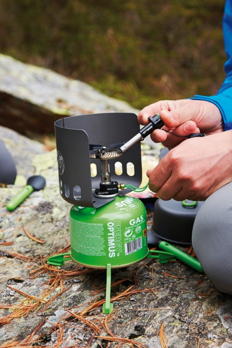 Вітрозахист Затискне лобове скло Optimus для газових балонів 