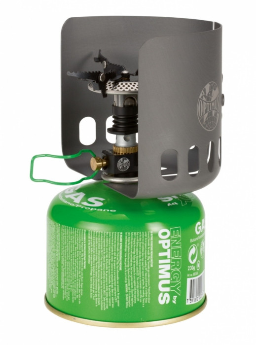 Вітрозахист Затискне лобове скло Optimus для газових балонів 