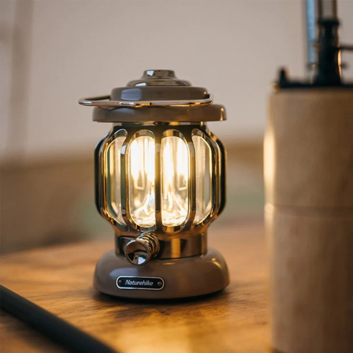 Ліхтар кемпінговий Naturehike NH21ZM008, коричневий 