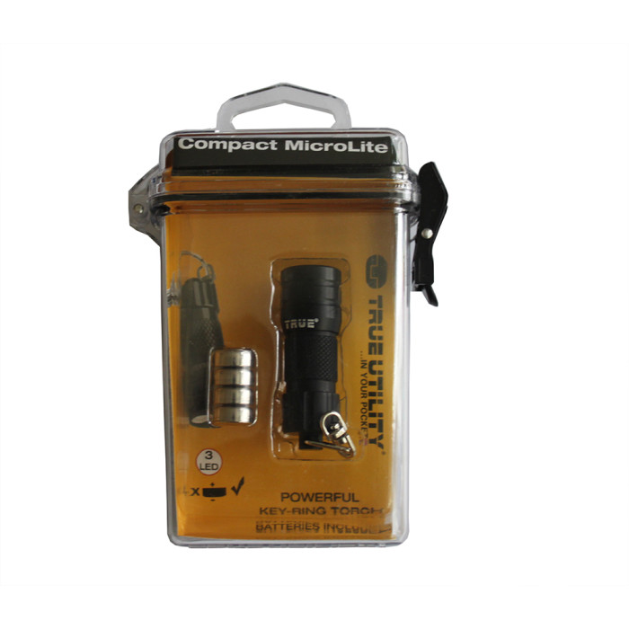 Ліхтарик-брелок True Utility Compact Microlite TU283 Black 