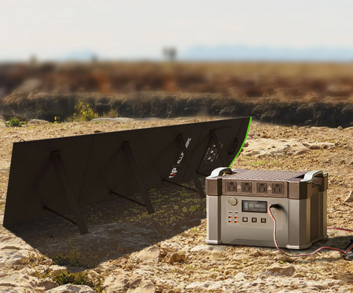 Сонячна панель ALLPOWERS портативна 200W, полікристалічна 