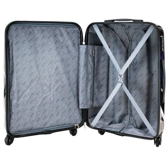 Валіза Semi Line 24" (M) Black Marble (T5730-2) 