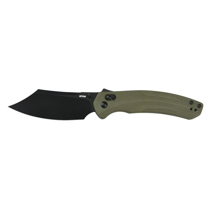 Ніж Artisan Simoon Black Blade AR-RPM9, G10 green 