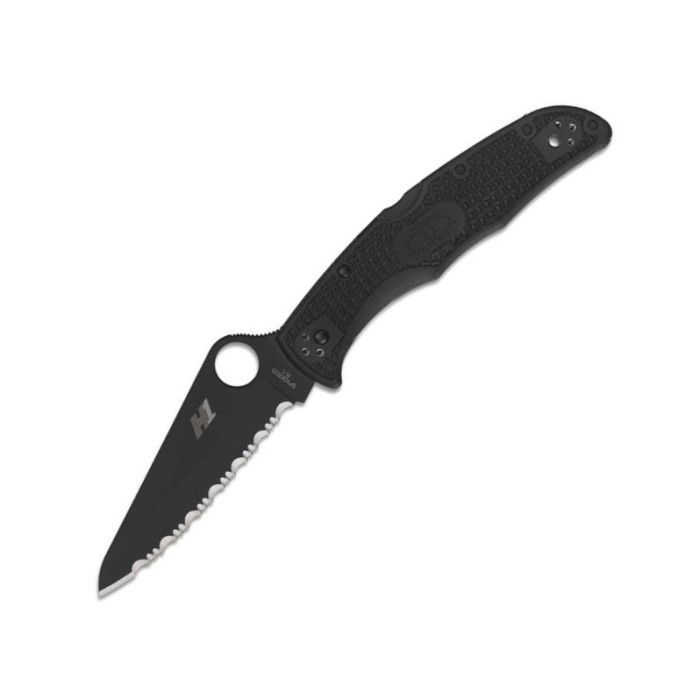 Ніж Spyderco Pacific Salt 2 Black Blade серрейтор (C91SBBK2) 