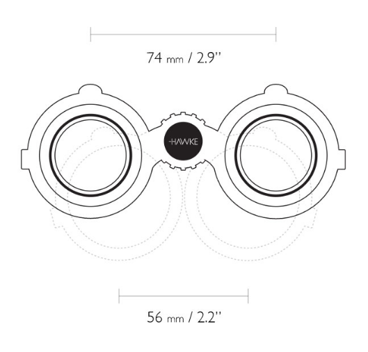 Бінокль Hawke Frontier HD X 10x42 Green 