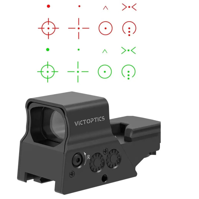 Приціл коліматорний Vector Optics SRD 1x27х39 EIGHT-RETICLE Red & Green Illum. 