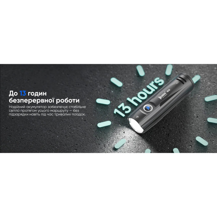 Велофара Wuben B2, чорний 