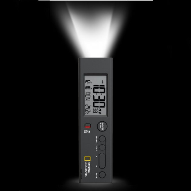 Годинник National Geographic Thermometer Flashlight Black (9060300) 