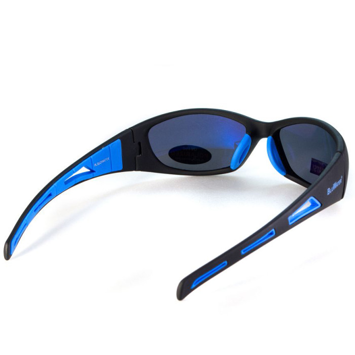 Окуляри BluWater Buoyant - 1 Polarized (gray) чорні 