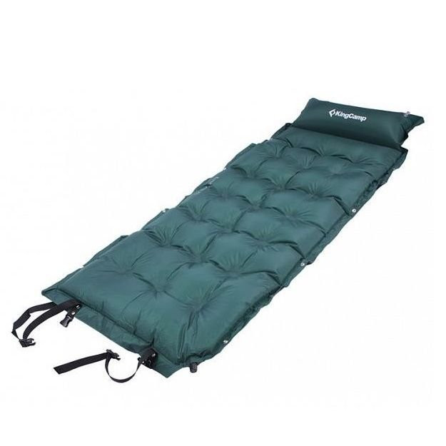 Килимок самонадувний KingCamp Base Camp Comfort (KM3560), Dark green 