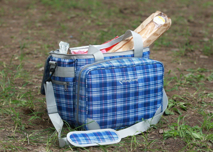 Набір для пікніка KingCamp Picnic Cooler Bag-4 (KG2713) Blue CHECKERS 