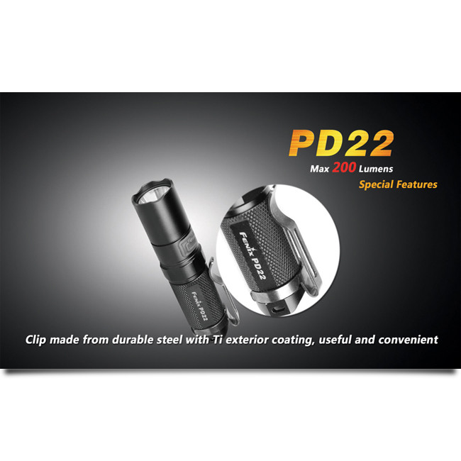 Кишеньковий Ліхтар Fenix PD22 Cree XP-G (S2), 210 люмен 