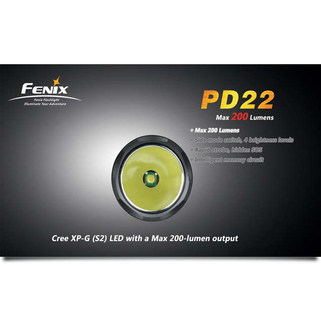 Кишеньковий Ліхтар Fenix PD22 Cree XP-G (S2), 210 люмен 