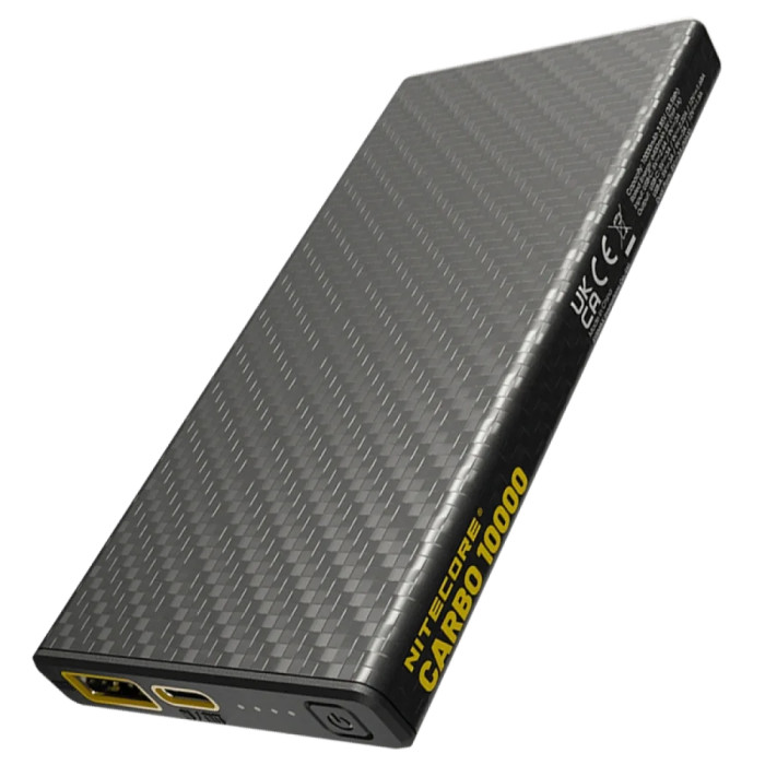 Зовнішній зарядний пристрій Power Bank Nitecore CARBO 10000 (20W, QC 3.0, 10000mAh) 