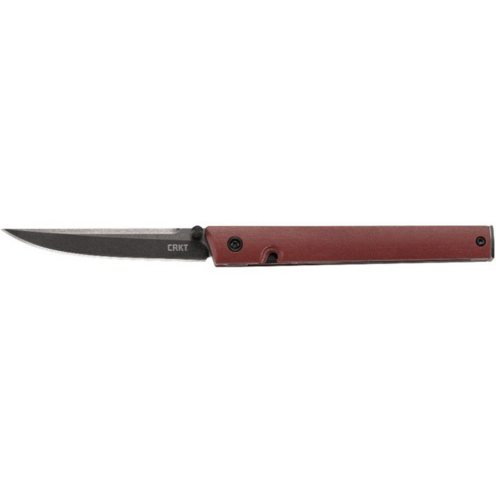 Ніж CRKT CEO, шпеньок, burgundy, D2 (7096BKD2) 