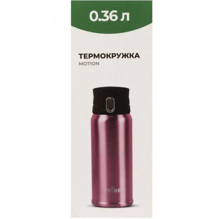 Термокружка Tribe Motion 0,36 л T-DD-0014, pink 