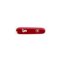 Накладка на ніж  91мм red передня з лого & fish (Va+)