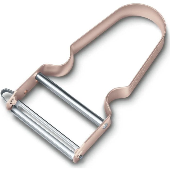 Овочечистка Rex пряме лезо рож. (109x65x13мм) 