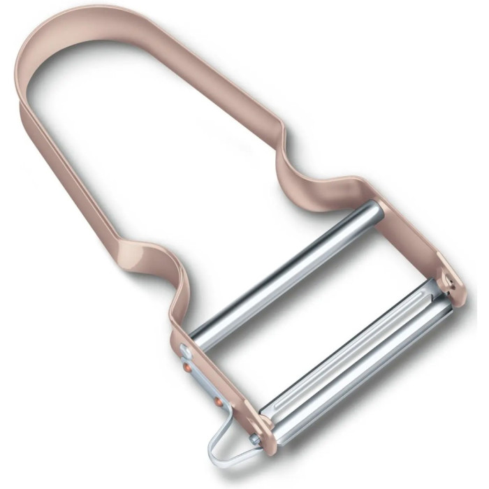 Овочечистка Rex пряме лезо рож. (109x65x13мм) 