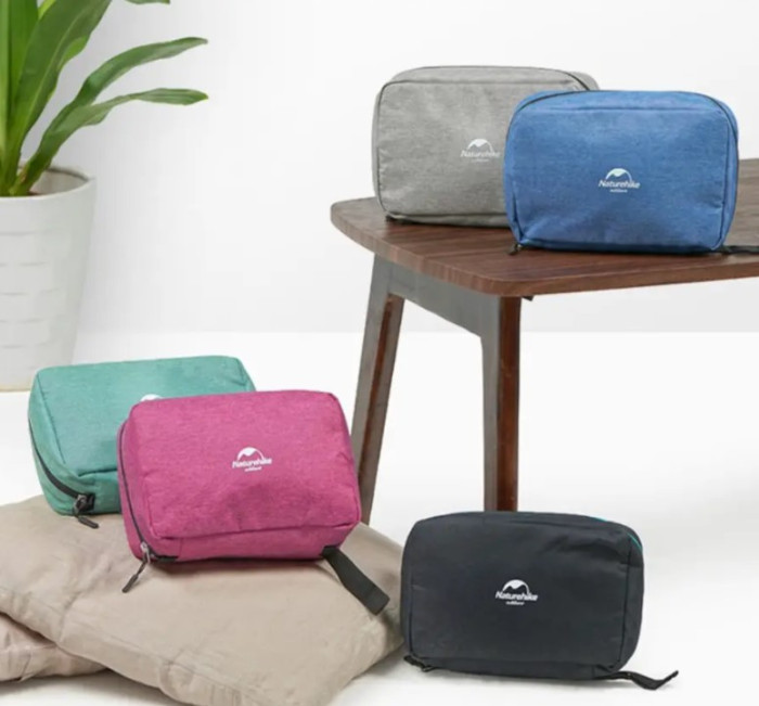 Несесер Сумка для туалетного приладдя для сухого і вологого поділу s Naturehike NH18X030-B фіолетовий 