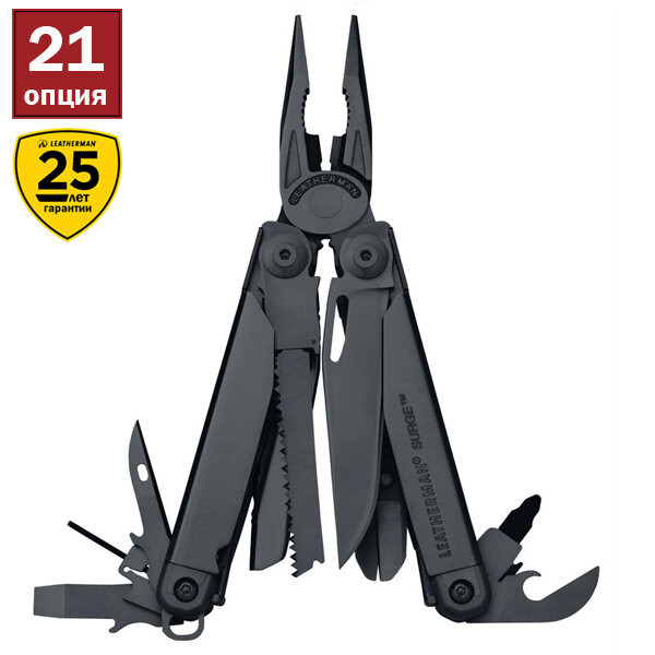 Мультитул Leatherman Surge Black в коробці 831334 