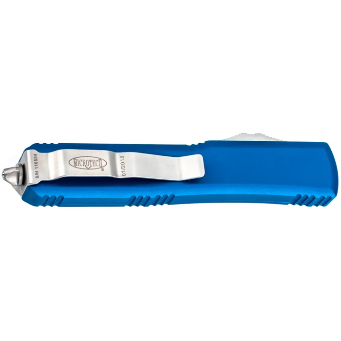 Ніж Microtech Ultratech Double Edge Stonewash, blue 