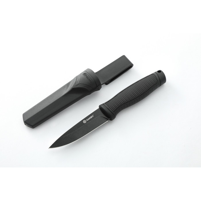 Ніж Ganzo G806BW-BK чорний з чохлом 