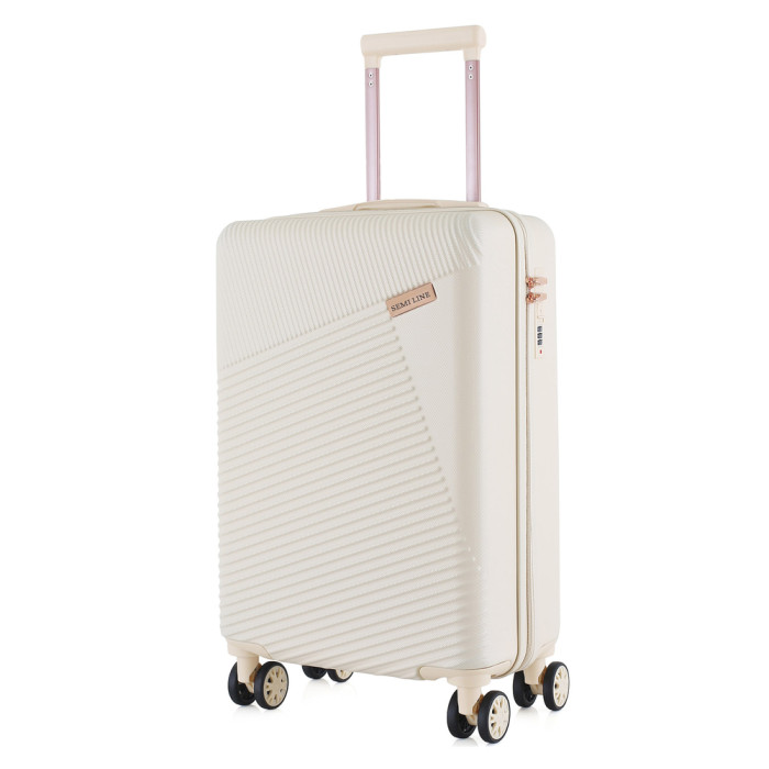 Валіза Semi Line 20" (S) Ecru (T5757-2)
